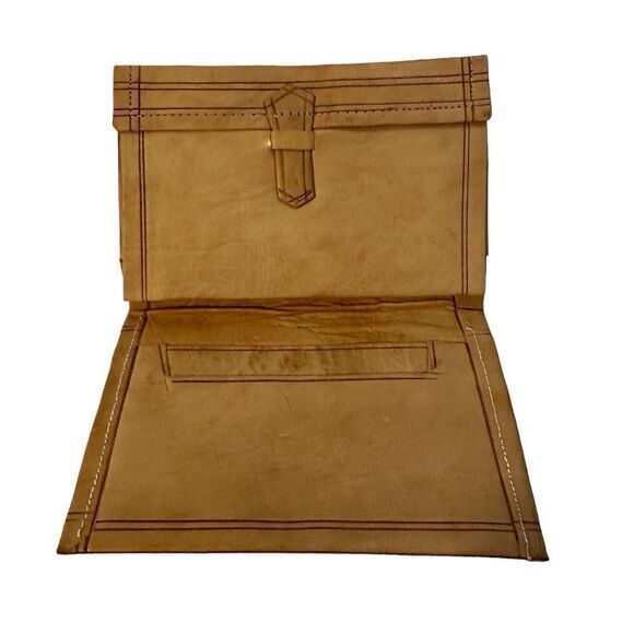 Moroccan Hand Embossed‎ Leather Wallet/Billfold - Picture 9 of 13